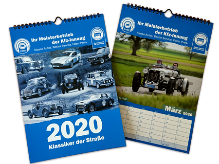 Kalender Rallyeschilder