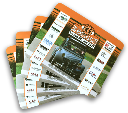 Rallyeschilder Mousepads
